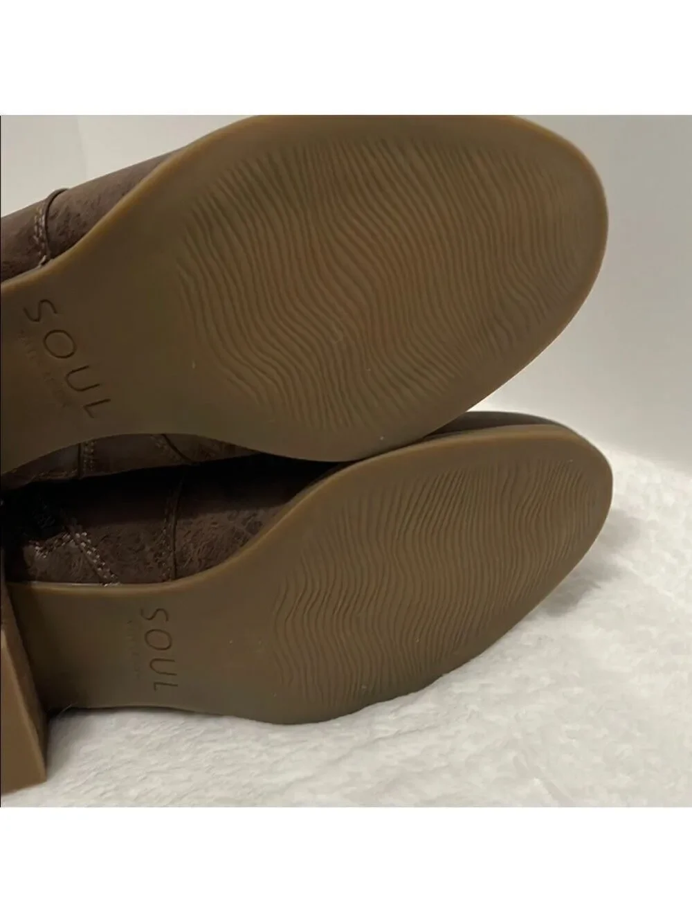 NWOB Soul Naturalizer Brown Ankle Boots Sz 8.5W